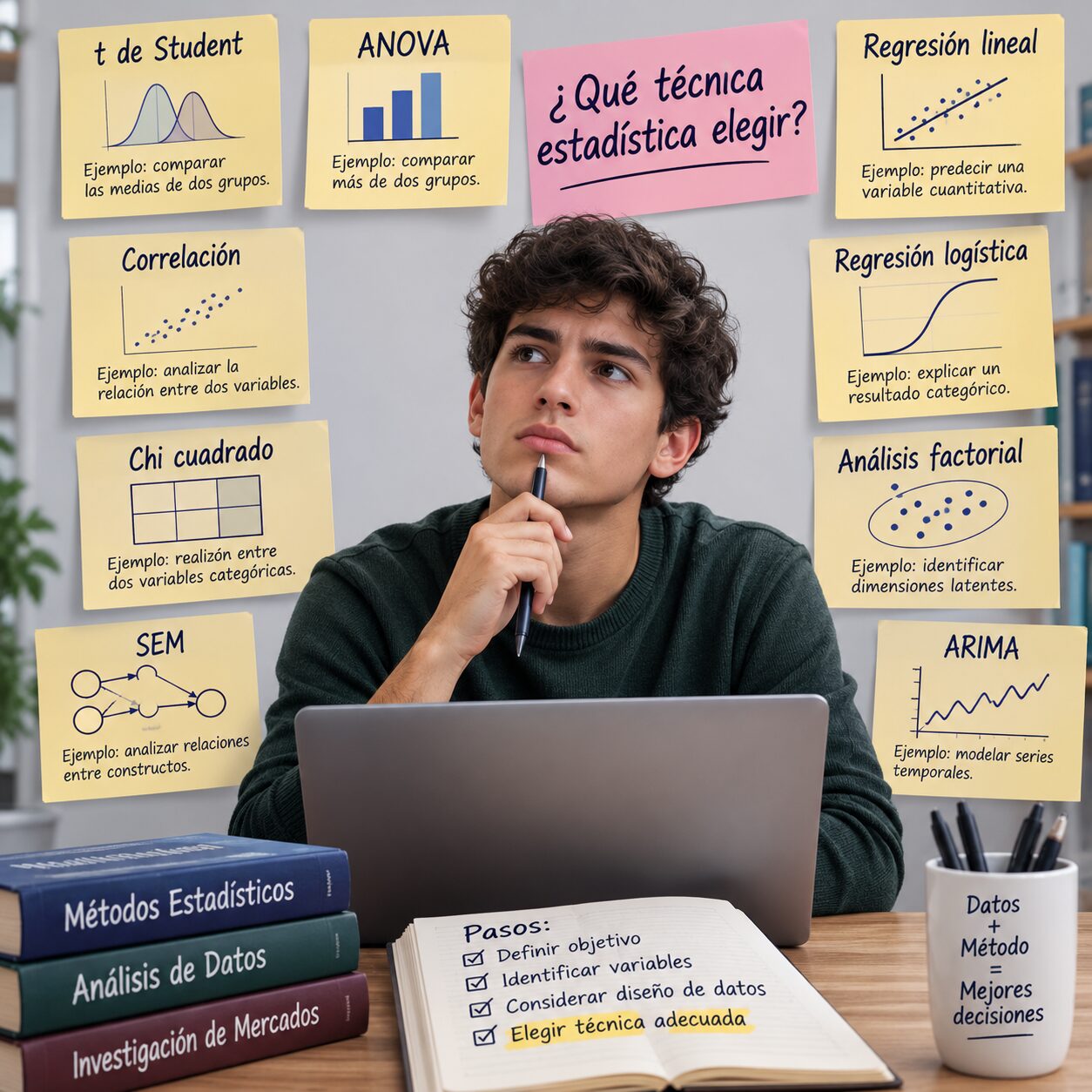 ¿Qué técnica estadística debo utilizar?